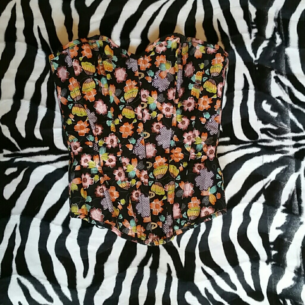 Butterfly corset top